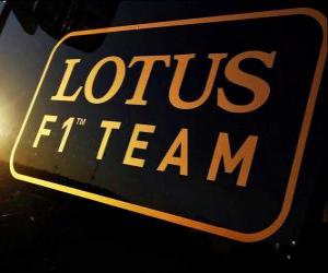 yapboz Lotus F1 Team logosu